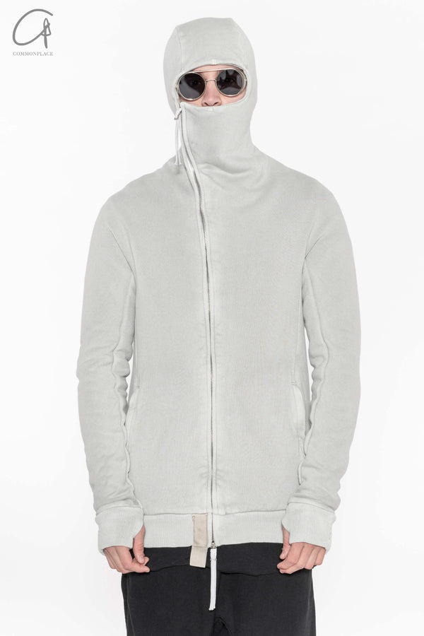 AW22 ZIPPER2 FTT00008 Hooded Jacket Light Gray ZIPPER2 FTT00008 Light Gray 1